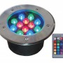 โคมไฟฝังพื้น/ไฟใต้น้ำ 12w (up light12w)- RGB / DL / WW